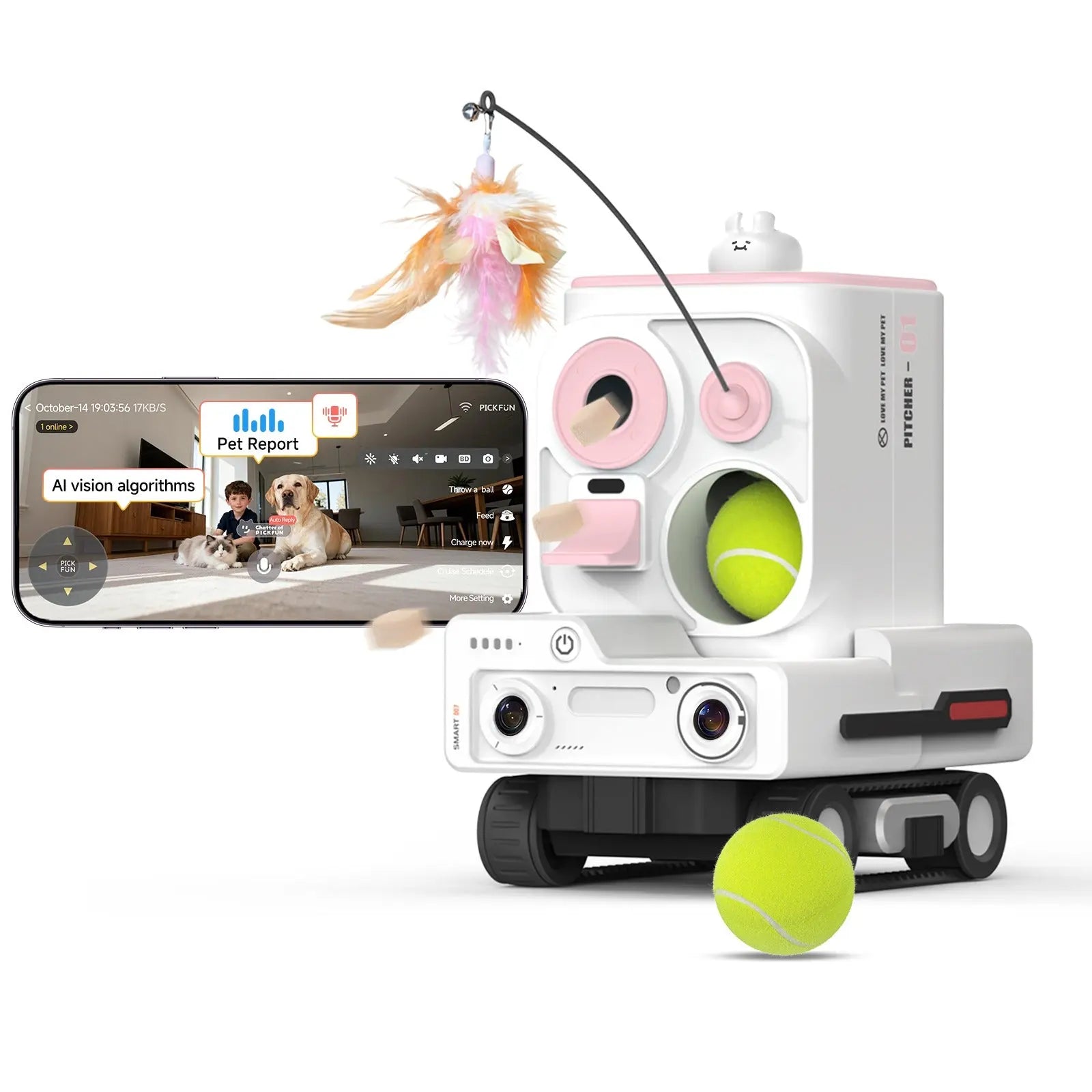 PickFun Pmate Pet Companion Robot PickFun